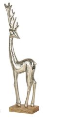 Decofinder Figur Hirsch, Aluguss  | Schubiger Möbel