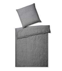Elegante Bettwäsche Breeze Dunkelgrau  | Schubiger Möbel