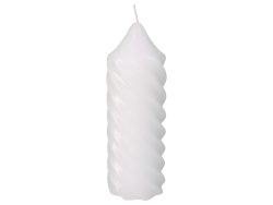 Kersten Kerze Spirale Weiss H: 20 cm  | Schubiger Möbel