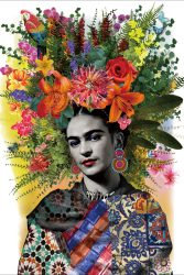 image LAND Glasbild Mexico Flowers  | Schubiger Möbel
