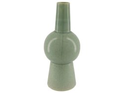 Dijk Vase Keramik, Blau-Grau H: 37 cm  | Schubiger Möbel