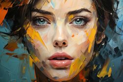 image LAND Canvas Beauty With Splashes of Colour  | Schubiger Möbel
