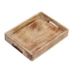 Decofinder Tablett Mangoholz  | Schubiger Möbel