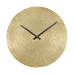 Decofinder Uhr Aurir, Aluminium, Antikmessing D: 38 cm  | Schubiger Möbel