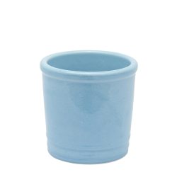 Edg Pflanzengefäss Übetopf Keramik Hellblau H: 18 cm  | Schubiger Möbel