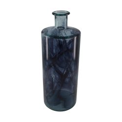 Decofinder Vase Recyclingglas, Blau  | Schubiger Möbel