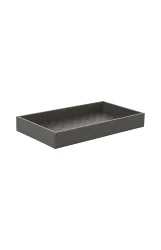 Joop Tablett Grösse m, Anthrazit/schwarz H: 4 cm  | Schubiger Möbel