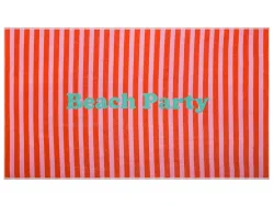 Sander AG Strandtuch Playa Beach Party, Dunkelorange 100 x 180 cm  | Schubiger Möbel