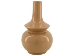 Dijk Vase Pagode, Braun H: 28 cm  | Schubiger Möbel