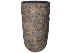 Kersten Gefäss Lotus, Beton Gold H: 40 cm Mehrfarbig | Schubiger Möbel