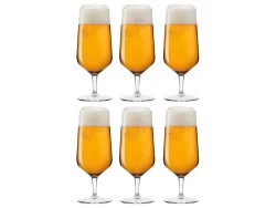 Alltron Bierglas Puccini 330 ml, 6 Stück Transparent | Schubiger Möbel