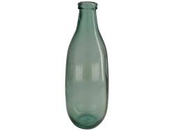 Decofinder Flasche Glas Hellgrün H: 40 cm  | Schubiger Möbel