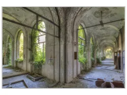 image LAND Bild mit Rahmen Lost Place Geteilter Flur  | Schubiger Möbel