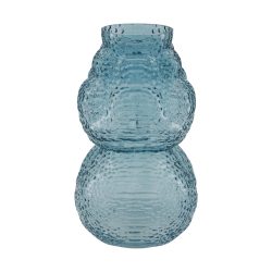 Decofinder Vase Glas, Blau  | Schubiger Möbel