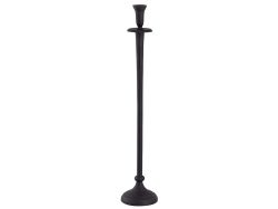 Decofinder Kerzenständer Aluminium Schwarz H: 67 cm  | Schubiger Möbel