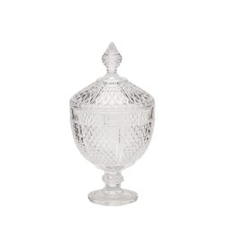 Edg Bonboniere Auf Fuss Kristallglas H: 29 cm  | Schubiger Möbel