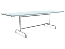 Schaffner Metall-Tisch Säntis Feuerverzinkt Blau | Schubiger Möbel