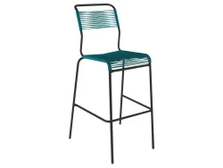 Schaffner Spaghetti-Barstuhl Säntis Blau | Schubiger Möbel