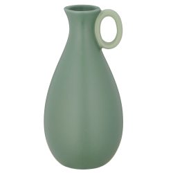 Gasper Vase Mit Henkel, Jade  | Schubiger Möbel