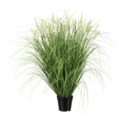 Gasper Kunstpflanze Pennisetum-Gras im Topf, Grün H: 90 cm  | Schubiger Möbel
