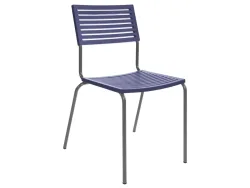 Schaffner Gartenstuhl Lamello Blau | Schubiger Möbel