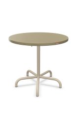 Schaffner Metall-Tisch Rigi Rund Beige | Schubiger Möbel
