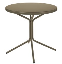 Schaffner Metall-Bistrotisch Pix Rund Beige | Schubiger Möbel
