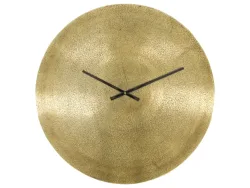 Decofinder Uhr Aurir, Aluminium, Antikmessing D: 58 cm  | Schubiger Möbel