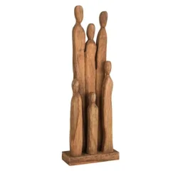 Decofinder Figur Menschengruppe, Mangoholz  | Schubiger Möbel