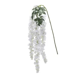 Edg Kunstblume Glicine Weiss H: 150 cm  | Schubiger Möbel