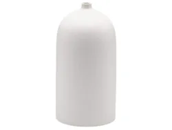 Edg Vase Mono Weiss H: 24 cm Weiss | Schubiger Möbel