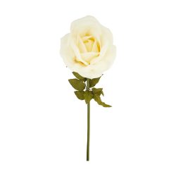 Decofinder Kunstblumen Rose, Weiss D: 100 cm  | Schubiger Möbel