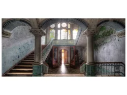 image LAND Alubild Lost Place Treppenhaus 3  | Schubiger Möbel