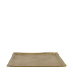 Decofinder Teller Aluminium Gold D: 25 cm  | Schubiger Möbel