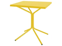 Schaffner Metall-Bistrotisch Pix Gelb | Schubiger Möbel