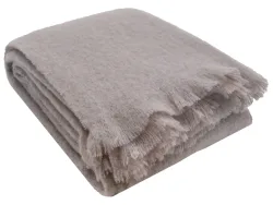 Sander AG Plaid Simba Taupe 130x180 cm  | Schubiger Möbel