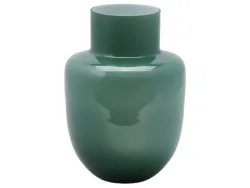 Edg Vase Glas Grün H: 31 cm Grün | Schubiger Möbel