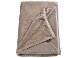 Stoeckel & Grimmler Plaid Fur Natur 170 cm Grau | Schubiger Möbel