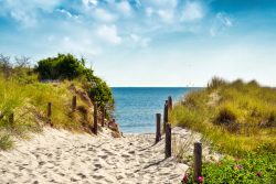 image LAND Alubild Spaziergang Zum Meer  | Schubiger Möbel