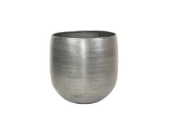 Decofinder Pflanzengefäss Rowen, Übertopf, Silber B: 15 cm  | Schubiger Möbel