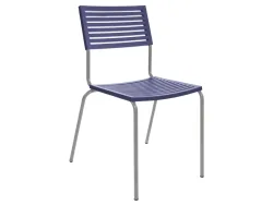 Schaffner Gartenstuhl Lamello Blau | Schubiger Möbel