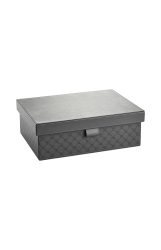 Joop Box Grösse l, Anthrazit/schwarz H: 12 cm  | Schubiger Möbel