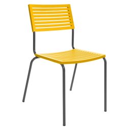 Schaffner Gartenstuhl Lamello Gelb | Schubiger Möbel