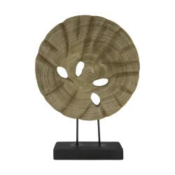 Decofinder Figur Paulownia Holz Grau H: 48 cm  | Schubiger Möbel