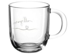 Leonardo - Mug mit Henkel, 400 ml, Transparent