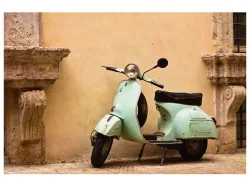 image LAND Digitaldruck auf Acrylglas Dolce Vita! Italienischer Roller  | Schubiger Möbel