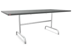 Schaffner Metall-Tisch Säntis Feuerverzinkt Grau | Schubiger Möbel