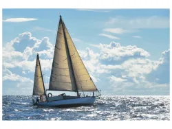 image LAND Alubild Großes Segelschiff  | Schubiger Möbel
