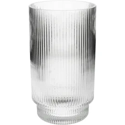 Kersten Vase Stripe, Glas H: 28 cm  | Schubiger Möbel