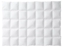 Billerbeck Daunenduvet Montreux Weiss Baumwolle 160 cm 240 cm Gänsedaunen - Daunenduvet